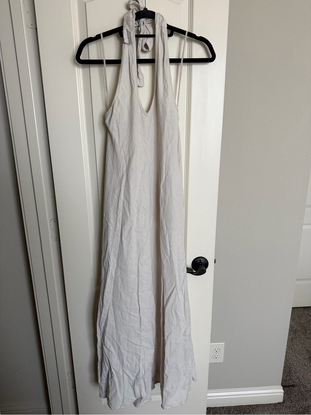Bellambra Cream Linen Maxi Dress